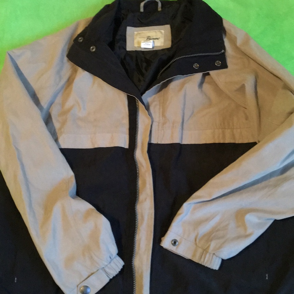 Penmanship windbreaker jacket
